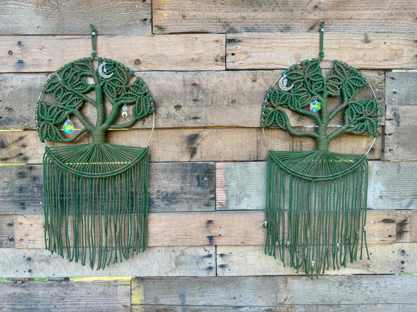 12” Two tone Macrame Tree