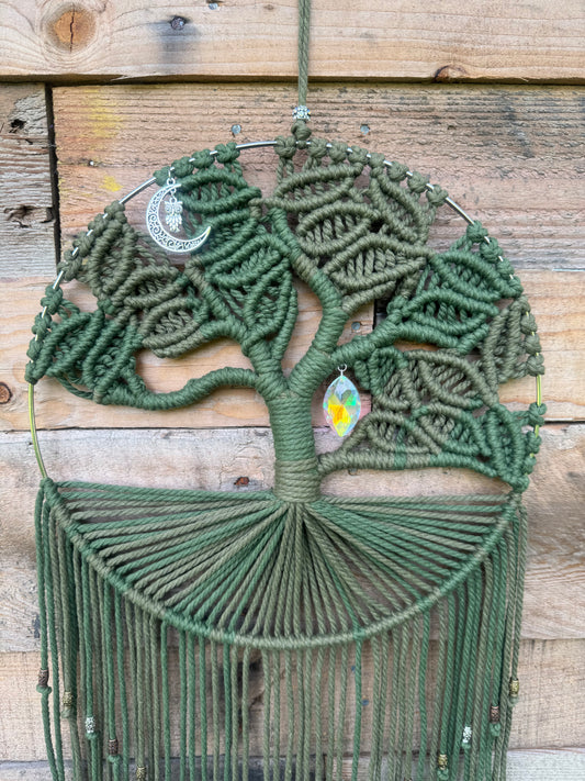 12” Two tone Macrame Tree